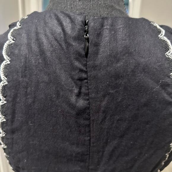 Ann Taylor Petite Scalloped Linen-Blend Midi Dress – NWT - Picture 8 of 10